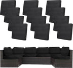 12Pcs Stretch Patio Cushion Covers, Outdoor Couch Covers Replacement, Outdoor by BIETYONE