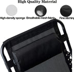 Ostlttyn Zero Gravity Chair Pillow Replacement, Black, 14.3x6.7x2.3 inches, Foam Fill, Modern Style, Head Support, Comfortable & Durable, Breathable Fabric, Removable Cover