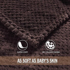 Exclusivo Mezcla Fleece Bed Blanket Twin Size, Super Soft and Warm Blankets - Image 8