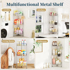 Corner Shower Caddy Stand - Rustproof Bathroom Organizer&Storage