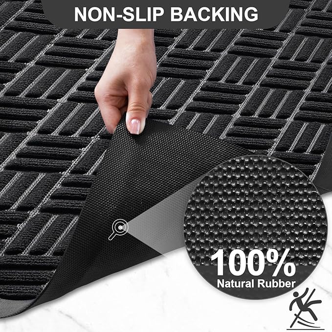 Mibao Front Door Mat, Heavy Duty Durable Welcome Mat - Image 4