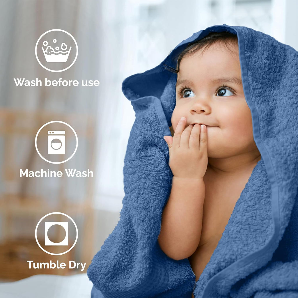 Martex Easy Living Everyday 6-Piece Bathroom Towel Set, Blue