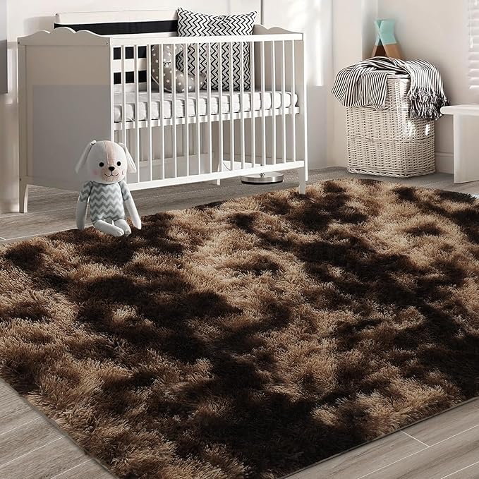 Shag Area Rugs for Bedroom Living Room, 5X8 Ultra Soft Fluffy Area Rugs for Dorm - Image 7