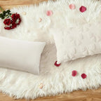 decorUhome Cream White Bow Pillow Covers Set of 2 Coquette Aesthetic Cute - Image 6