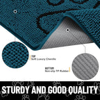Smiry Dog Door Mat for Muddy Paws, Absorbent Dirt Trapper Non Slip Quick Dry - Image 4