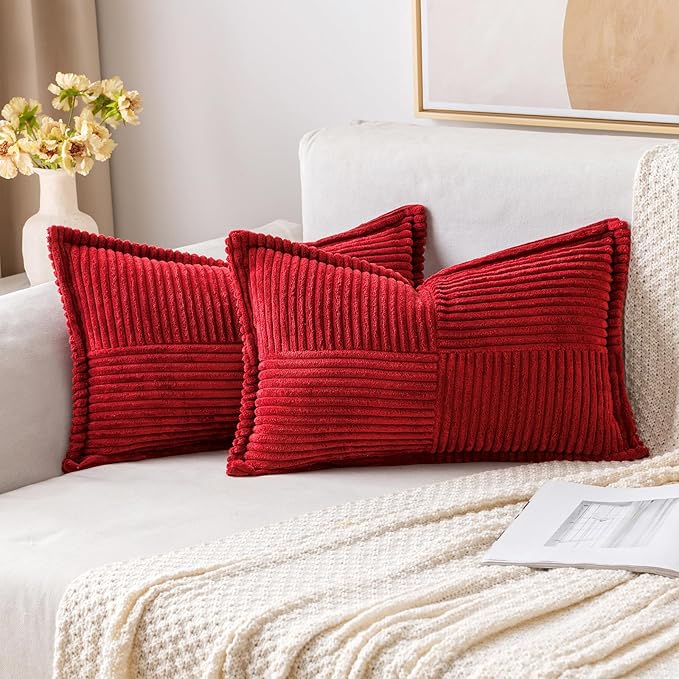 MIULEE Decorative Lumbar Throw Pillow Covers by MIULEE