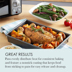 Chicago Metallic 4-Piece Toaster Oven Bakeware Set