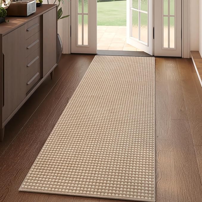 YDKGL Boho 2x5 ft Hallway Runners Rug Woven Washable Long Kitchen Runner Mat by YDKGL