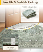 Area Rugs 2'x6' Runner Rug Non Slip Washable - Image 7