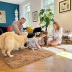 OLANLY 3x5 Machine Washable Small Bedside Rug, Soft Fluffy Shaggy Rugs - Image 7