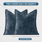 HPUK Fall Chenille Soft Throw Pillow Covers 18x18 Set of 2, Accent Cushion - Image 5