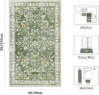 Yamaziot Washable Area Rug 3x5 – Small Non Slip Boho Area Rug - Image 2