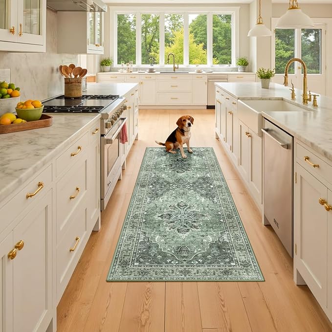 Area Rugs 2'x6' Runner Rug Non Slip Washable - Image 2