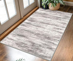 KOZYFLY Abstract Modern Washable 3x5 Area Rug Non-Slip Large Kitchen & Entryway by KOZYFLY