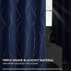 Deconovo Blackout Curtains, Thermal Insulated Noise‑Reducing Grommet Drapes - Image 9