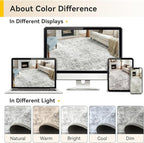 Washable Area Rugs 2'x6' Non-Slip Modern Abstract Soft - Image 9