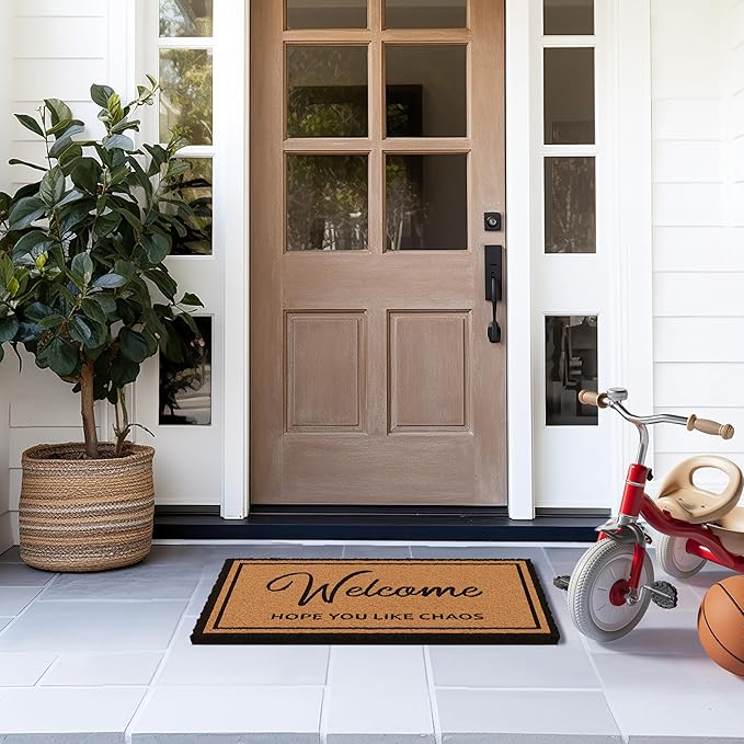 Barnyard Designs Natural Coco Coir Heavy Duty Backing Doormat - Image 4