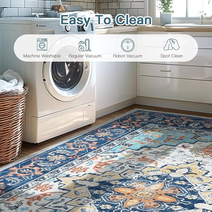 Lofus 8x10 Area Rugs for Living Room, Washable Area Rug, Rugs for Bedroom - Image 6