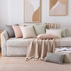 MIULEE Pack of 2 Corduroy Decorative Lumbar Throw Pillow Covers 22x14 Inch Soft - Image 4