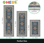 HEBE Boho Kitchen Rug Sets 3 Piece - Image 2