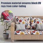 8Pcs Stretch Patio Cushion Covers, Outdoor Couch & Sofa Replacement Slipcovers - Image 3