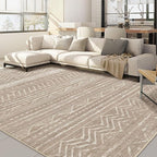 Nakagishi 7x10 Area Rugs Living Room: Washable Boho Large Neutral Soft by NakagishiAreaRug