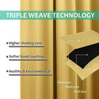 NICETOWN Total Shade Curtains and Draperies, Heavy-Duty Full Light Shading - Image 6