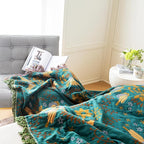 MSGKV Boho Throw Blanket 50"x60" Cotton Blanket - Image 6