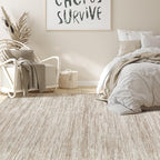 Nakagishi 5X7 Area Rugs Living Room: Washable Large Vintage Rug Neutral - Image 6