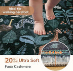 OPPODREAM Animal Soft Area Rugs 5x7, Washable Black Rug - Image 2