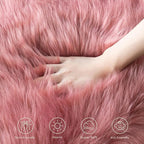 Ashler Faux Fur Area Rug - Image 8