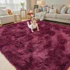 8x10 Area Rugs for Living Room Bedroom, Large Area Rug Shaggy Carpet Soft Plush by Junhejiamei