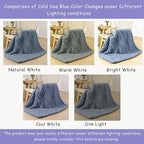 Bigacogo Chunky Knit Throw Blanket - Image 6