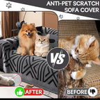 HANDONTIME Boho Couch Cover Blanket Geometric Striped Pet Covers - Image 3