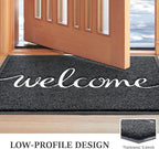 BeneathYourFeet Door Mat, Welcome Mat Low Profile Floor Mat Front Doormat - Image 4