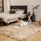 Ashler faux fur rug, Fluffy Shaggy Area Rug Ultra Soft 3 x 5 Feet Rectangle Fur - Image 2