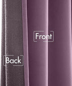 MIULEE Lavender Velvet Curtains 90 inches - Image 6