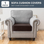 Couch Cover Stretch Velvet Sofa Cushion Cover 1-Piece - Image 3