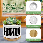 Howdy Western Plant Pots Succulent Planters