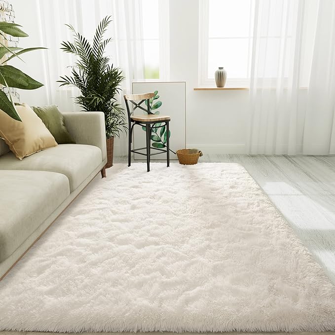 LOCHAS Ultra Soft Indoor Modern Area Rugs Fluffy Living Room Carpets - Image 6