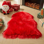 AMTOVO Faux Fur Rug, Fluffy Sheepskin Rug, Fuzzy Ultra Soft 2 x 3 ft Shag Rugs - Image 2