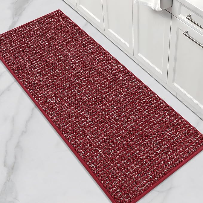 BEQHAUSE Kitchen Runner Rugs 24"x60", Non-Slip Kitchen Mats by BEQHAUSE