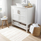 Nakagishi 2X3 Rug Washable Area Rug: Small Soft Boho Farmhouse Neutral Moroccan - Image 5