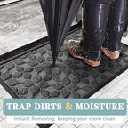 Bulijojo Sturdy Front Entrance Doormats, Durable Heavy Duty Welcome Mat - Image 4