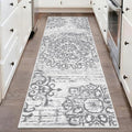 HEBE Hallway Runner Rug 2'x5' Washable Vintage Distressed Area Rugs Non Slip by HEBE