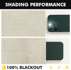 MIULEE 100% Blackout Linen Curtains - Image 7