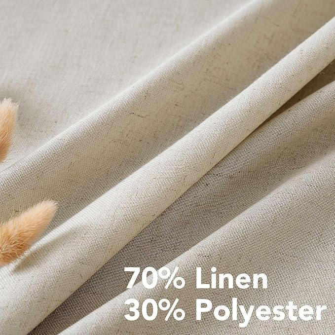 H.VERSAILTEX Living Room Linen Curtains - Image 4