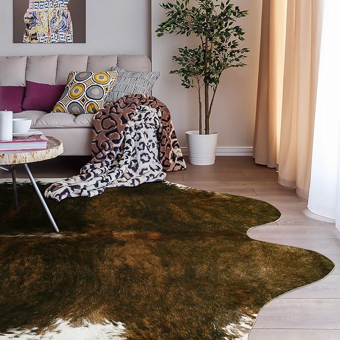 AROGAN 8x10 Faux Cowhide Area Rugs - Image 3