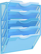Kuntine.B Wall File Organizer Office Hanging Magazine Holder Wall File Organizer for Office Home