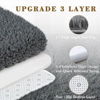 Area Rugs 9x12 Living Room, Large Area Rug Shag Shaggy Carpet Soft Plush Furry - Image 4